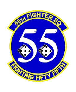 55th Fighter Squadron emblem